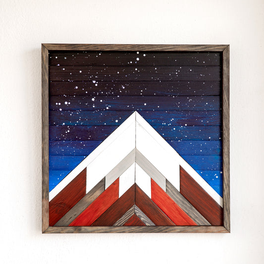 Mountain Starry sky